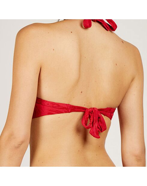 Haut de maillot de bain Kandima rouge