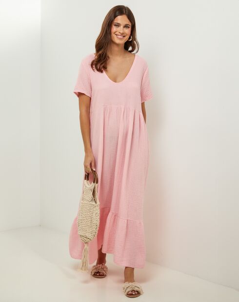 Rosafarbenes Lolita Kleid