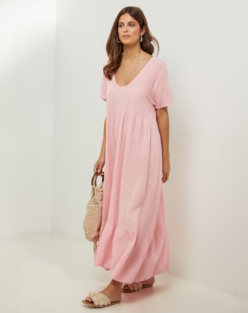 Rosafarbenes Lolita Kleid