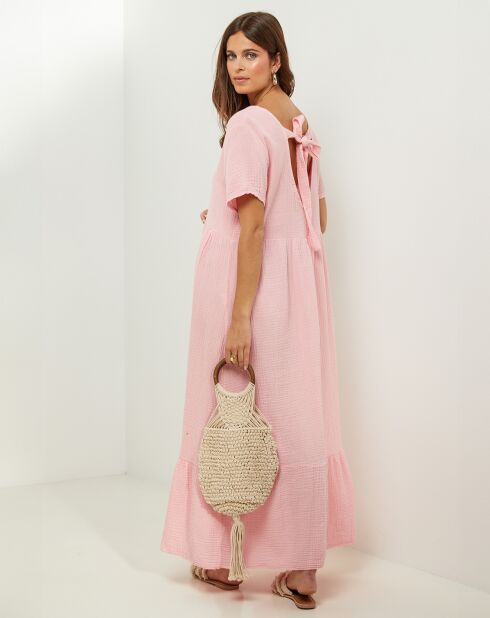 Rosafarbenes Lolita Kleid