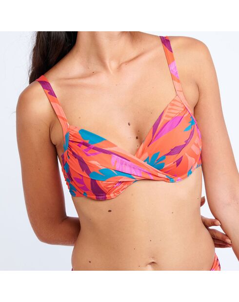 Haut de maillot de bain Colorea bonnet C multicolore