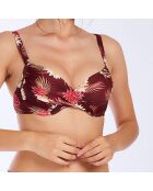 Haut de maillot de bain Mangenie bonnet C rose