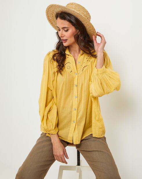 Chemise Dora jaune