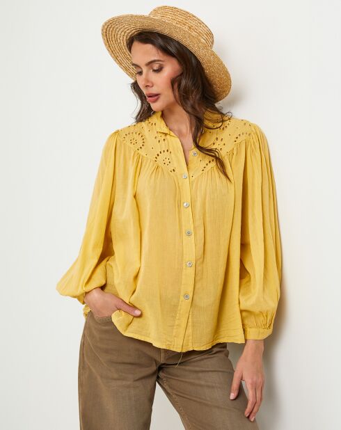 Chemise Dora jaune