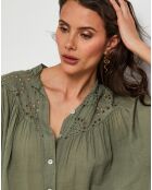 Chemise Dora kaki