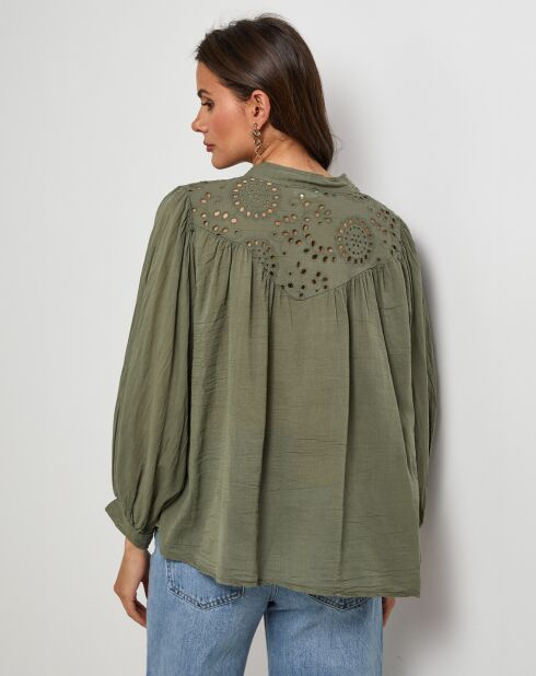 Chemise Dora kaki