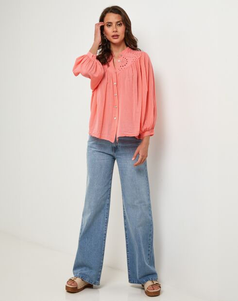 Chemise Dora rose