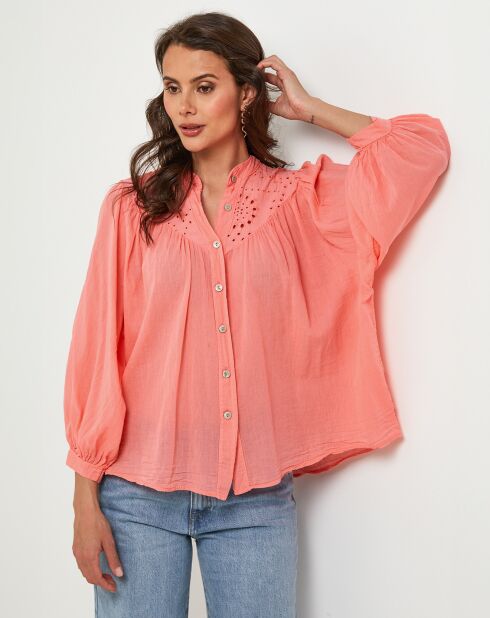 Chemise Dora rose