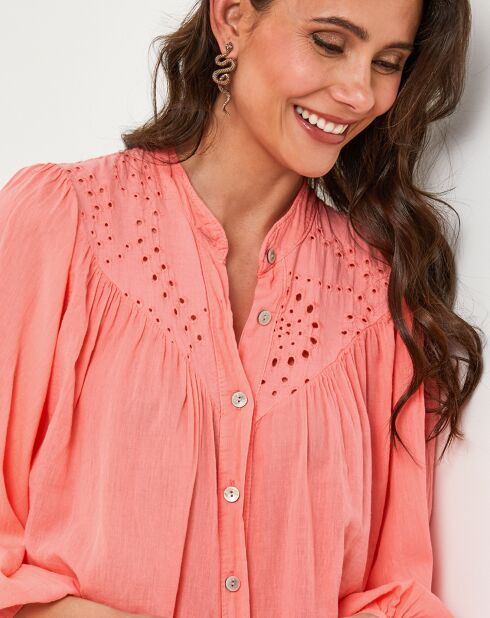 Chemise Dora rose