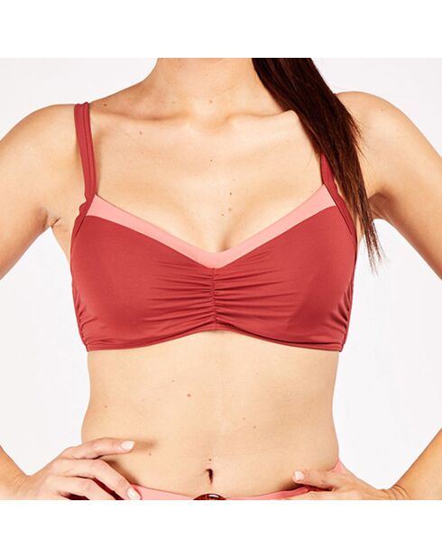 Haut de maillot de bain Corales bonnet C rose