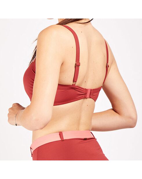 Haut de maillot de bain Corales bonnet C rose