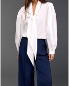 Chemise Azami rayée blanche