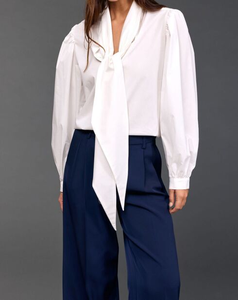 Chemise Azami rayée blanche