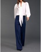 Chemise Azami rayée blanche