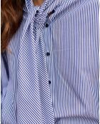 Chemise Azami rayée bleue