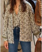 Chemise Bold imprimée palme