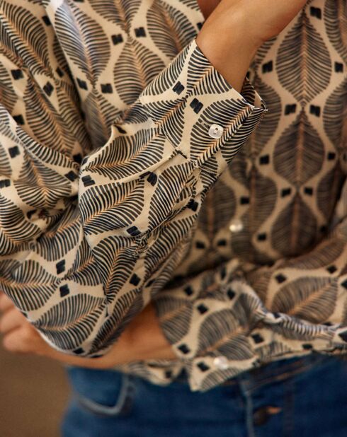 Chemise Bold imprimée palme