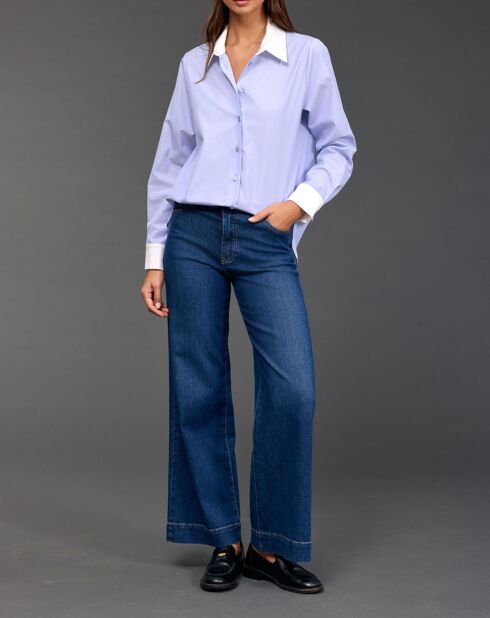 Chemise Sari ciel