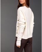 Pull en Laine mélangée Dylan écru