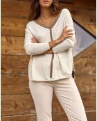 Pull en Laine mélangée Kelya écru