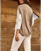 Pull en Laine mélangée Kelya écru