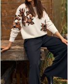 Pull 100% Laine Dana écru
