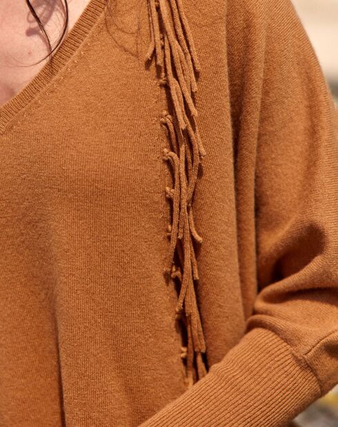 Pull 100% Laine Naomi cannelle