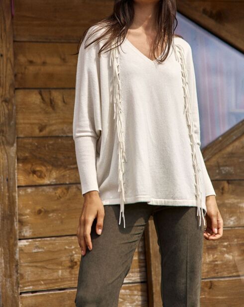 Pull 100% Laine Naomi crème