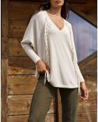 Pull 100% Laine Naomi crème