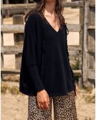 Pull 100% Laine Naomi noir