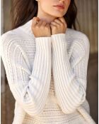 Pull en Laine & Cachemire Nox crème