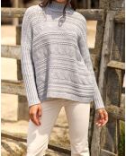 Pull en Laine & Cachemire Nox gris