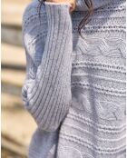 Pull en Laine & Cachemire Nox gris