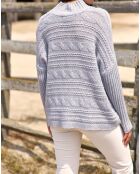 Pull en Laine & Cachemire Nox gris