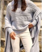 Pull en Laine & Cachemire Nox gris
