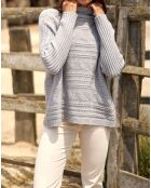 Pull en Laine & Cachemire Nox gris