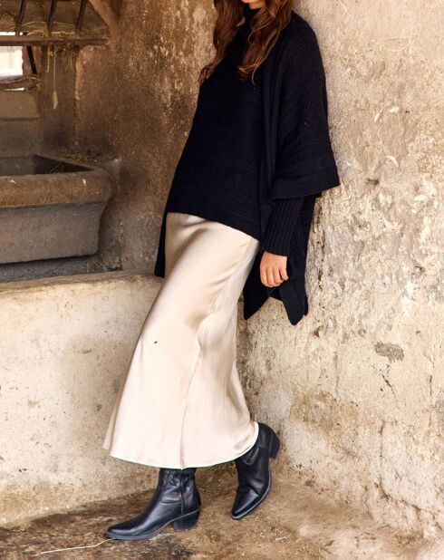 Pull en Laine & Cachemire Nox noir