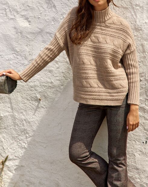 Pull en Laine & Cachemire Nox sable