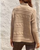Pull en Laine & Cachemire Nox sable