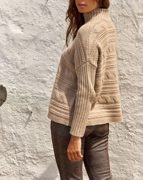 Pull en Laine & Cachemire Nox sable