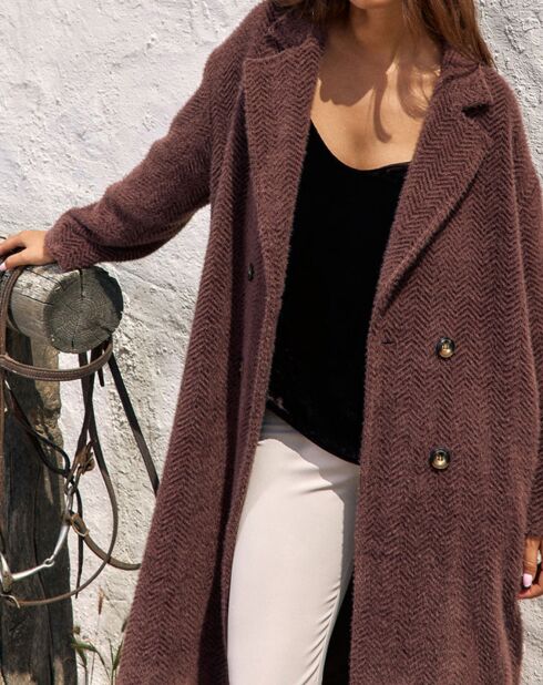 Manteau Aska raisin