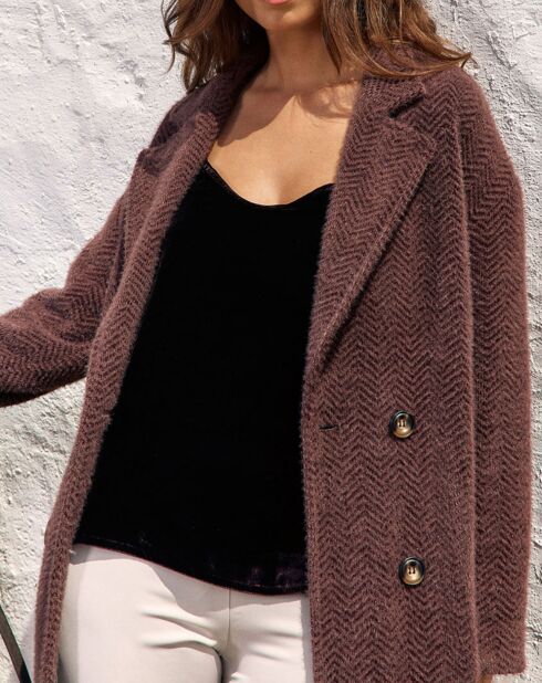 Manteau Aska raisin