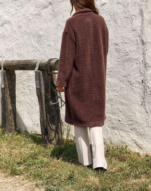 Manteau Aska raisin