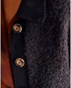 Cardigan en Laine & Alpaga mélangés Manon noir