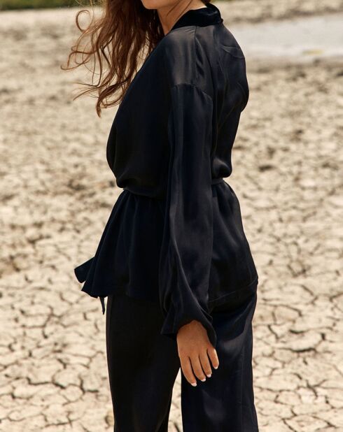 Kimono Ambre noir