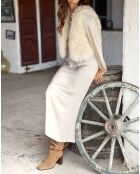 Robe Eliza crème
