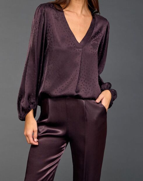Blouse Enzo raisin