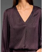 Blouse Enzo raisin
