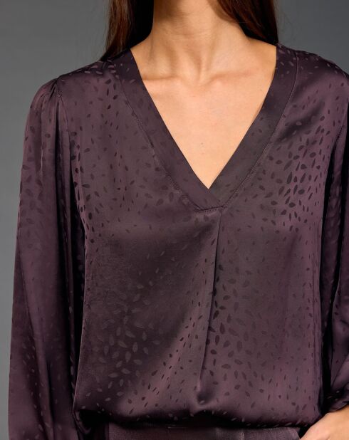 Blouse Enzo raisin