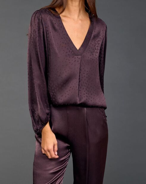 Blouse Enzo raisin